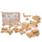 S&S Worldwide Wood Transportation Model Kit, Unfinished, Unassembled, Asst. Vehicles, Precut Craft Wood & DIY Instructions, Wood Glue (not included), Finished Sizes 5-1/2" to 9" long. Makes 12.